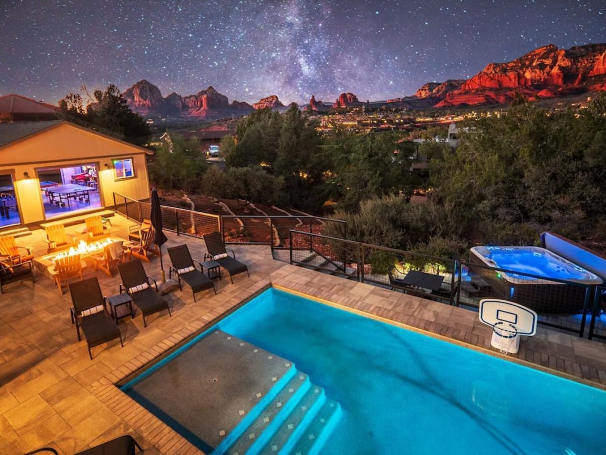 Vista House Named for the Night Sky Sedona luxury vacation rental