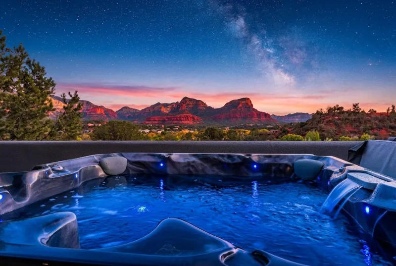 Sedona Dream, Sedona: hot tub