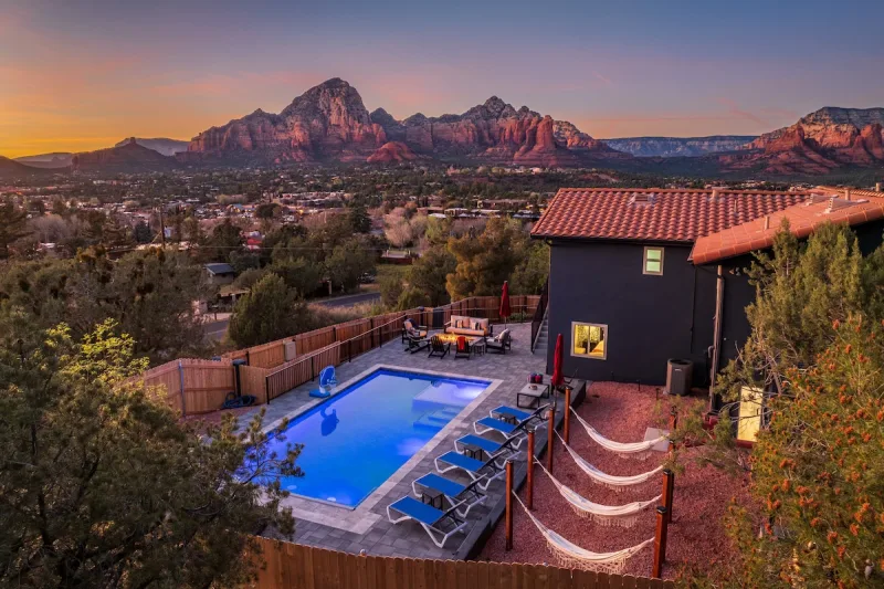 SkyLine Sedona (Sycamore House), Sedona: backyard
