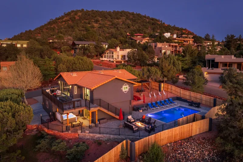 SkyLine Sedona (Sycamore House), Sedona: backyard