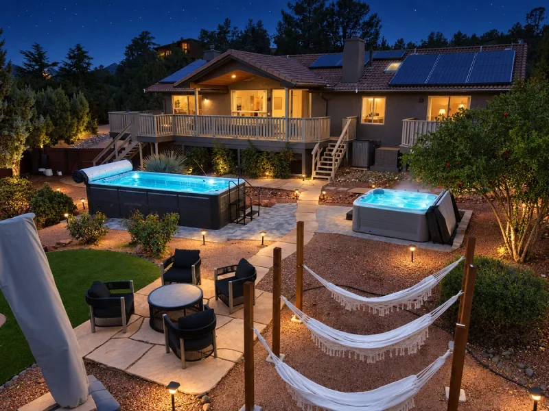 Uptown Sparks (Grove House East), Sedona: backyard